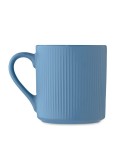 Tasse céramique striée 340 ml personnalisée RIBMUG Matières : céramique Couleurs : bleu impression haute définition