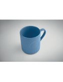 Tasse céramique striée 340 ml personnalisée RIBMUG Matières : céramique Couleurs : bleu personnalisation rapide en France