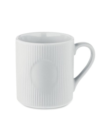 Tasse céramique striée 340 ml personnalisée RIBMUG Matières : céramique Couleurs : noir 2