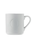 Tasse céramique striée 340 ml personnalisée RIBMUG Matières : céramique Couleurs : blanc goodies personnalisé en stock