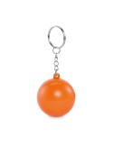 Porte-clés boule en PU personnalisé CIRKELY Matières : PU Couleurs : orange impression haute définition