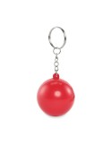 Porte-clés boule en PU personnalisé CIRKELY Matières : PU Couleurs : rouge cadeau entreprise pas cher