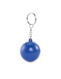 Porte-clés boule en PU personnalisé CIRKELY Matières : PU Couleurs : bleu personnalisable avec votre logo