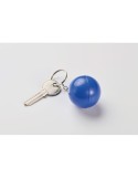 Porte-clés boule en PU personnalisé CIRKELY Matières : PU Couleurs : bleu accessoire événementiel unique