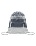 Fouta  et sac assorti personnalisé HAMMA Matières : coton Couleurs : bleu goodies entreprise design