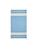 Fouta  et sac assorti personnalisé HAMMA Matières : coton Couleurs : turquoise impression haute définition