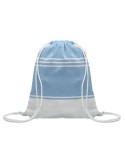 Fouta  et sac assorti personnalisé HAMMA Matières : coton Couleurs : turquoise accessoire événementiel unique