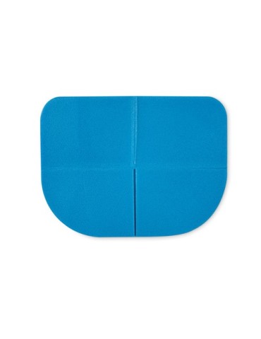 Coussin pliable de siège publicitaire FALTBAR Matières : polyéthylène (PE) Couleurs : bleu bébé impression haute définition