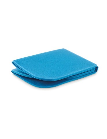 Coussin pliable de siège publicitaire FALTBAR Matières : polyéthylène (PE) Couleurs : bleu bébé goodies entreprise design