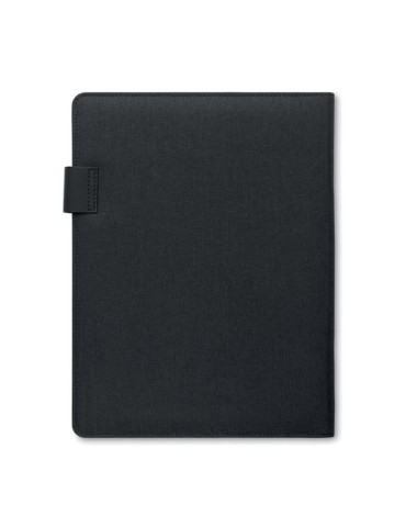 Conférencier A4  avec chargeur sans fil BURGUS Matières : papier Couleurs : noir impression haute définition