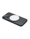 Support magnétique publicitaire pour téléphone ABLE Matières : ABS recyclé Couleurs : blanc cadeau entreprise pas cher
