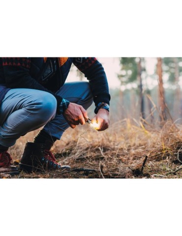 Allume-feu  en pin - FUEGOR Matières : acier inoxydable Couleurs : bois personnalisable avec votre logo