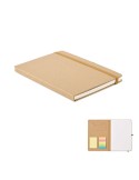 Carnet A5  en papier recyclé - STICKNOTE Matières : papier recyclé Couleurs : beige