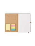 Carnet A5  en papier recyclé - STICKNOTE Matières : papier recyclé Couleurs : beige personnalisable avec votre logo