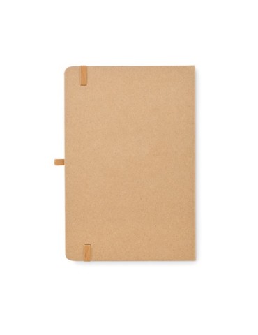 Carnet A5  en papier recyclé - STICKNOTE Matières : papier recyclé Couleurs : beige cadeau entreprise pas cher