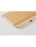 Carnet A5  en papier recyclé - STICKNOTE Matières : papier recyclé Couleurs : beige marquage laser ultra précis