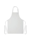 Tablier  en coton recyclé - SOUS COLOUR Matières : coton recyclé Couleurs : blanc impression haute définition