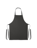 Tablier  en coton recyclé - SOUS COLOUR Matières : coton recyclé Couleurs : noir objet promotionnel éco-responsable