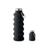 Bouteille pliable  500ml KOLAPSI Matières : silicone Couleurs : noir