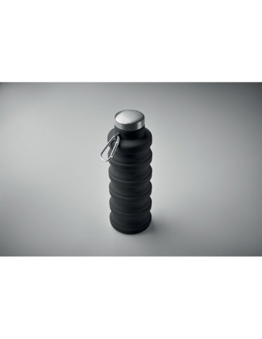 Bouteille pliable  500ml KOLAPSI Matières : silicone Couleurs : noir cadeau client original