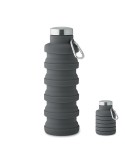 Bouteille pliable  500ml KOLAPSI Matières : silicone Couleurs : pierre personnalisable avec votre logo