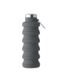 Bouteille pliable  500ml KOLAPSI Matières : silicone Couleurs : pierre impression haute définition