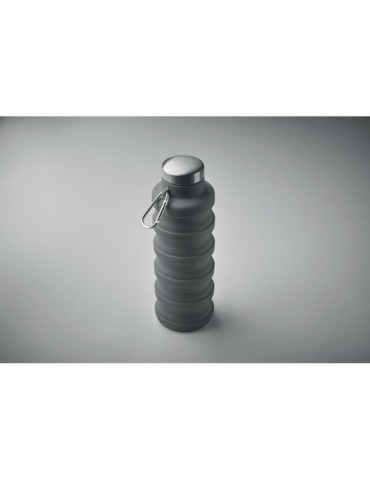Bouteille pliable  500ml KOLAPSI Matières : silicone Couleurs : pierre impression logo haute qualité