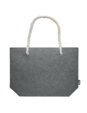 Sac de plage  en feutre RPET - FELTSEA Matières : PET recyclé Couleurs : gris cadeau collaborateur premium