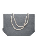 Sac de plage  en feutre RPET - FELTSEA Matières : PET recyclé Couleurs : gris cadeau client original