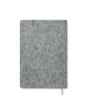 Carnet A5  en liège RPET personnalisé CORKBOOK Matières : papier Couleurs : gris goodies publicitaire événementiel