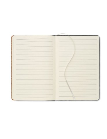 Carnet A5  en liège RPET personnalisé CORKBOOK Matières : papier Couleurs : pierre objet promotionnel éco-responsable
