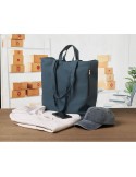 Sac shopping  en coton recyclé GAVE COLOUR Matières : coton recyclé Couleurs : bleu accessoire événementiel unique