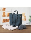 Sac shopping  en coton recyclé GAVE COLOUR Matières : coton recyclé Couleurs : bleu objet publicitaire robuste