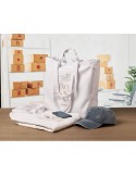 Sac shopping  en coton recyclé GAVE COLOUR Matières : coton recyclé Couleurs : blanc cadeau client original