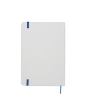 Carnet A5 à couleur révélée personnalisé ROUTE WHITE Couleurs : bleu Matières : carton de lait recyclé livraison express 24h 48h