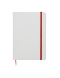 Carnet A5 à couleur révélée personnalisé ROUTE WHITE Couleurs : rouge Matières : carton de lait recyclé cadeau collaborateur pre