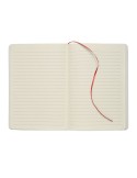 Carnet A5 à couleur révélée personnalisé ROUTE WHITE Couleurs : rouge Matières : carton de lait recyclé cadeau affaires élégant
