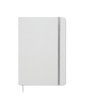 Carnet A5 à couleur révélée personnalisé ROUTE WHITE Couleurs : argenté Matières : carton de lait recyclé accessoire événementie
