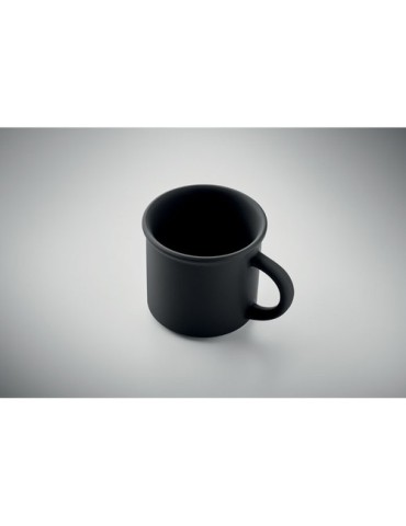 Mug  en céramique mate 300 ml CUPAGE Matières : céramique Couleurs : noir marquage couleur éclatante
