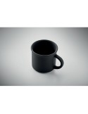 Mug  en céramique mate 300 ml CUPAGE Matières : céramique Couleurs : noir marquage couleur éclatante