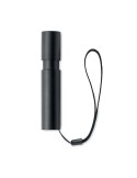 Lampe rechargeable en aluminium publicitaire ALUMINATE Matières : aluminium Couleurs : noir personnalisable avec votre logo