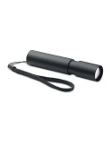 Lampe rechargeable en aluminium publicitaire ALUMINATE Matières : aluminium Couleurs : noir cadeau entreprise pas cher