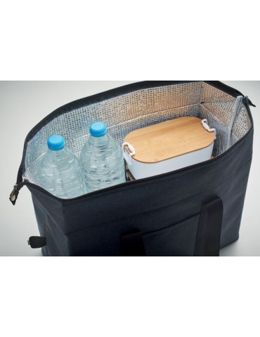 Sac isotherme  300D RPET 3L KIRA Matières : PET recyclé Couleurs : bleu marquage couleur éclatante