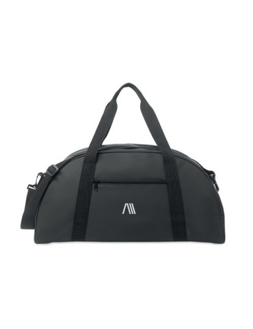 Sac de sport souple en PU publicitaire ROCK Matières : PU Couleurs : noir impression haute définition