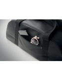Sac de sport souple en PU publicitaire ROCK Matières : PU Couleurs : noir marquage laser ultra précis