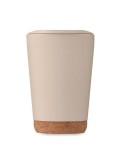 Gobelet double paroi 300 ml personnalisé CO Matières : polypropylène (PP) Couleurs : beige objet promotionnel éco-responsable