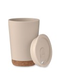 Gobelet double paroi 300 ml personnalisé CO Matières : polypropylène (PP) Couleurs : beige goodies entreprise design