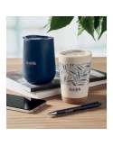 Gobelet double paroi 300 ml personnalisé CO Matières : polypropylène (PP) Couleurs : beige objet promo petit budget