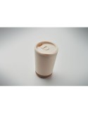 Gobelet double paroi 300 ml personnalisé CO Matières : polypropylène (PP) Couleurs : beige personnalisable avec votre logo