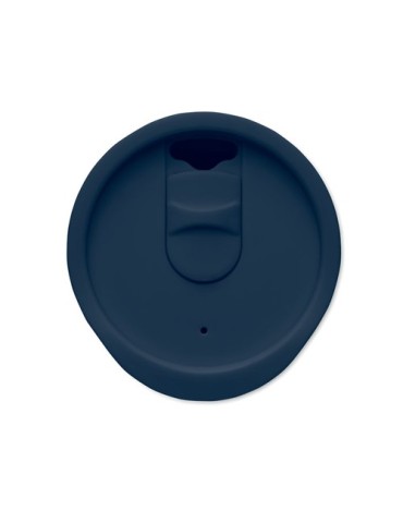 Gobelet double paroi 300 ml personnalisé CO Matières : polypropylène (PP) Couleurs : bleu marine cadeau affaires élégant